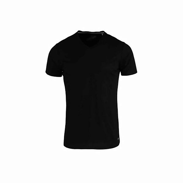 Pure Rundhalsshirt schwarz regular fit (1-tlg) günstig online kaufen