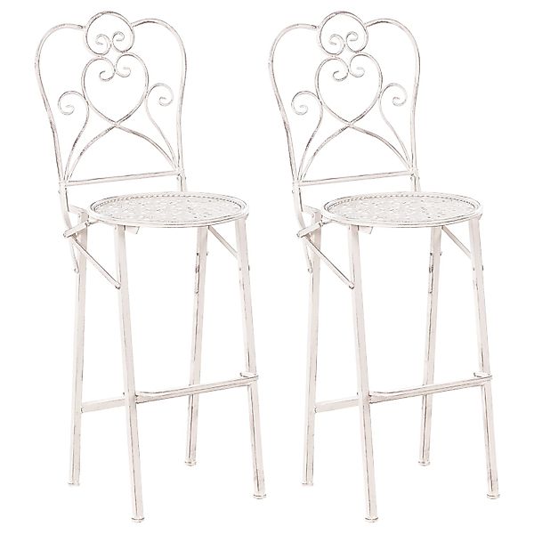 Beliani Gartenstuhl Beige 38x44x120 günstig online kaufen