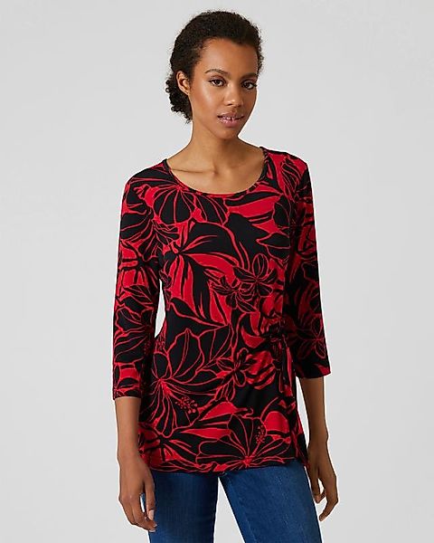 Couture Line Longshirt mit Blumendruck günstig online kaufen