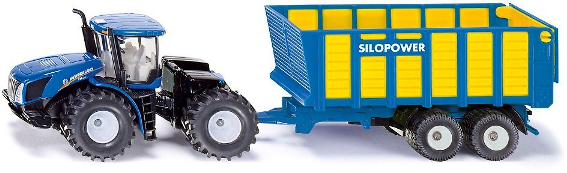 Siku Spielzeug-Traktor SIKU Farmer, New Holland T mit Silagewagen (1947) günstig online kaufen