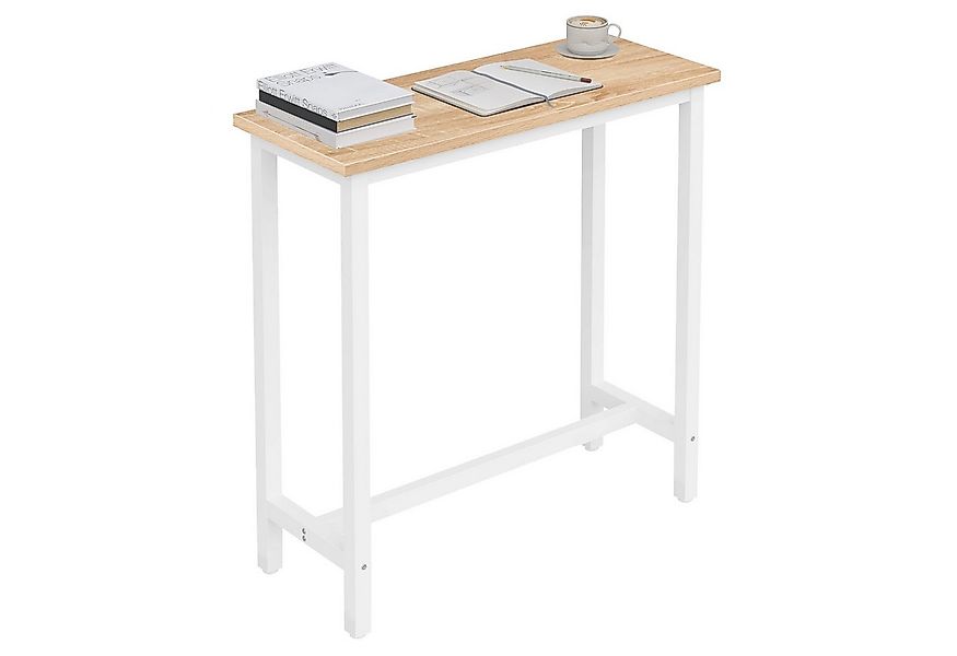 Woltu Bartisch, Bartisch aus Metall, Tischplatte aus MDF, 100x40cm günstig online kaufen