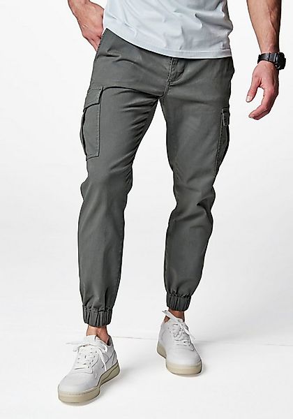 AUTHENTIC LE JOGGER Cargohose mit normaler Bundhöhe aus elastischer Baumwol günstig online kaufen