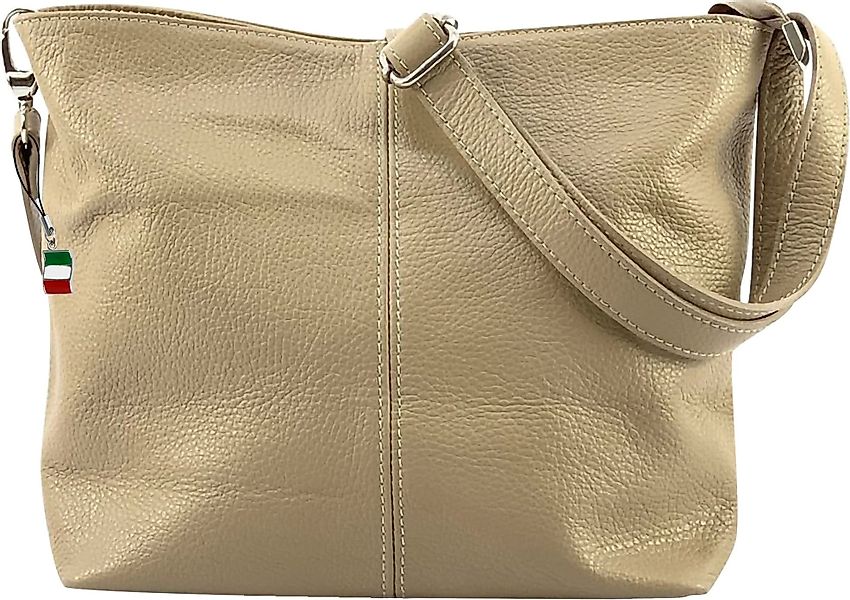 FLORENCE Schultertasche Florence Tasche taupe beige günstig online kaufen