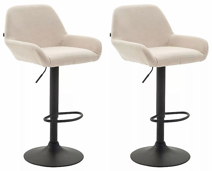 CLP Barhocker Braga Stoff (2er Set, günstig online kaufen