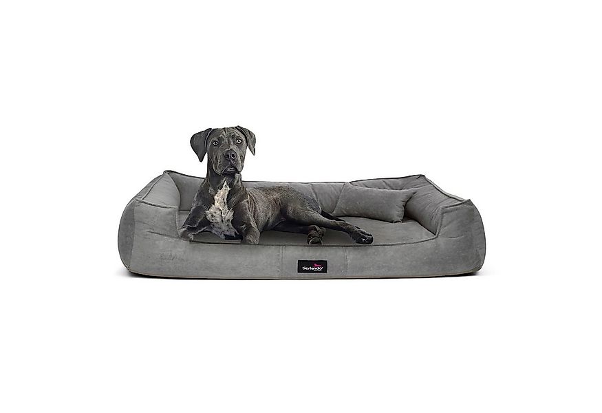 tierlando® Tierbett Orthopädisches Hundebett BRUCE VELOURS Waschbar Große H günstig online kaufen