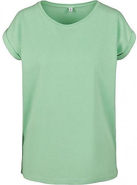 Build Your Brand Rundhalsshirt Ladies Extended Shoulder Damen T-Shirt günstig online kaufen