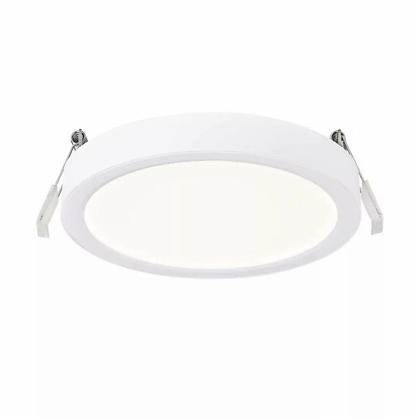 LED Einbauleuchte Soller in Weiß 9,5W 1000lm IP44 179mm günstig online kaufen