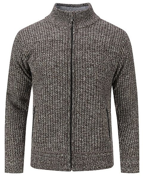 Allthemen Strickjacke mit Stehkragen Herren klassischer Cardigan günstig online kaufen