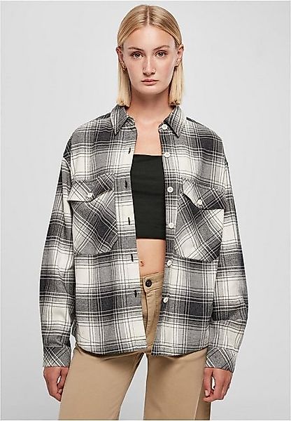 URBAN CLASSICS Outdoorhemd Ladies Oversized Check Shirt Damen Karohemd günstig online kaufen