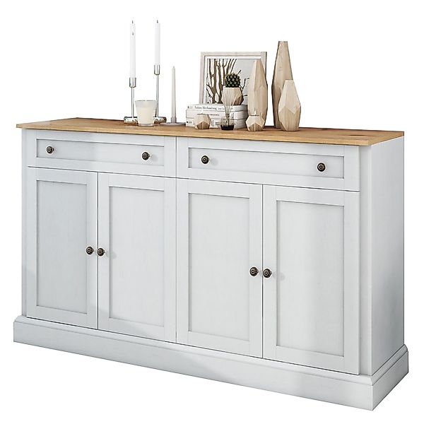 Merax Sideboard im rustikalen Landhausstil mit günstig online kaufen