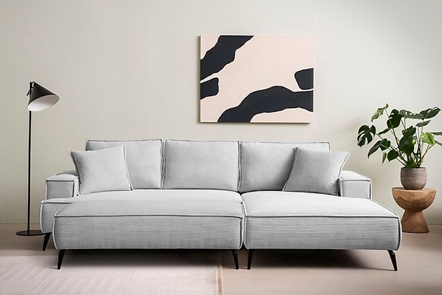 Home affaire Sitzgruppe »TVINNU, Polsterecke L-Form, Schlaffunktion, mit Ho günstig online kaufen