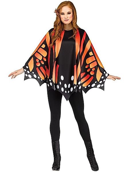 Fun World Kostüm Schmetterlings Flügel Poncho - Faschingskostüm, Ein Poncho günstig online kaufen