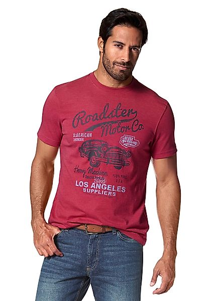 Arizona T-Shirt Kurzarm, melierte Optik, Rundhals, günstig online kaufen