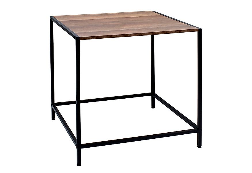 Spetebo Beistelltisch Holz Beistelltisch mit Metall Gestell (Anzahl, 1-St., günstig online kaufen