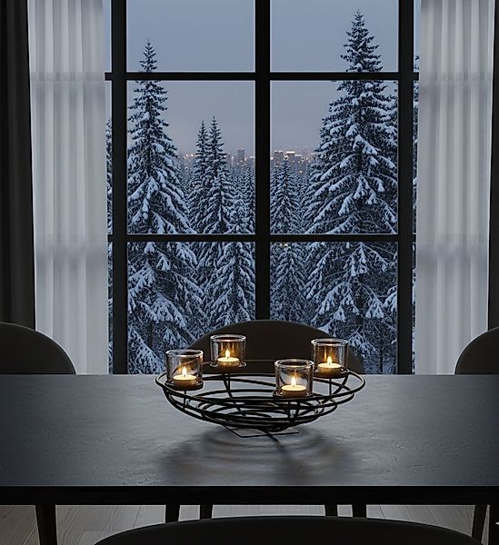 Adventsschale Metall Paula günstig online kaufen