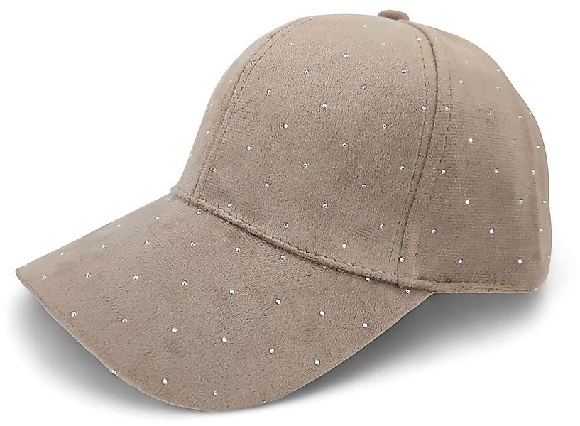 styleBREAKER Baseball Cap Samt Baseball Cap mit Strass (1-St) günstig online kaufen