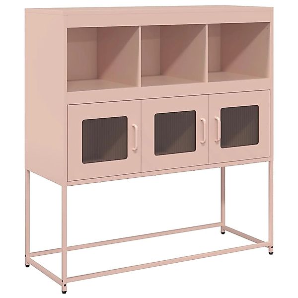 vidaXL Sideboard Rosa 100,5x39x107 cm Kaltgewalzter Stahl 853417 günstig online kaufen