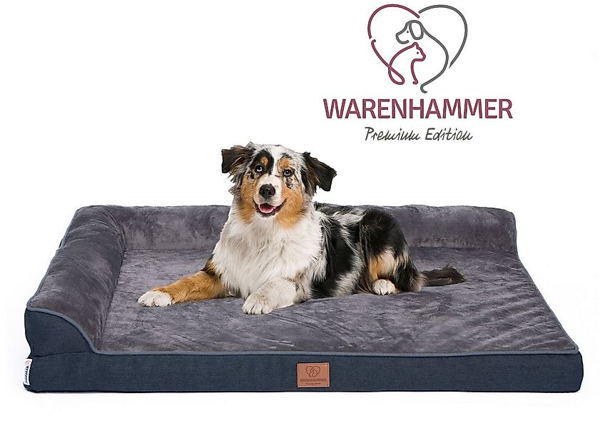 Warenhammer Tierbett Orthopädisches Premium Hundebett, flauschig weich, Abn günstig online kaufen