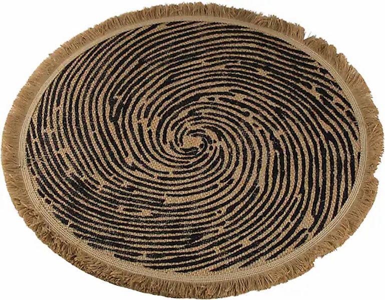 AM Design Platzset »Tischset mit Fransen«, (Set, 6 St.), aus Jute, Ø 38 cm günstig online kaufen