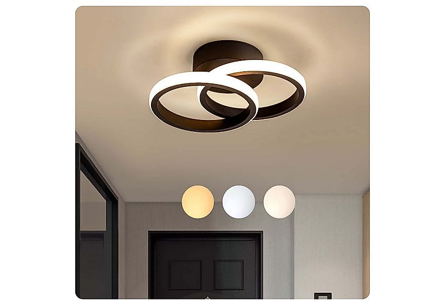 wohnTRAUM24 Deckenleuchte LED Deckenleuchten Dimmbar deckenlampen 3-Farbige günstig online kaufen