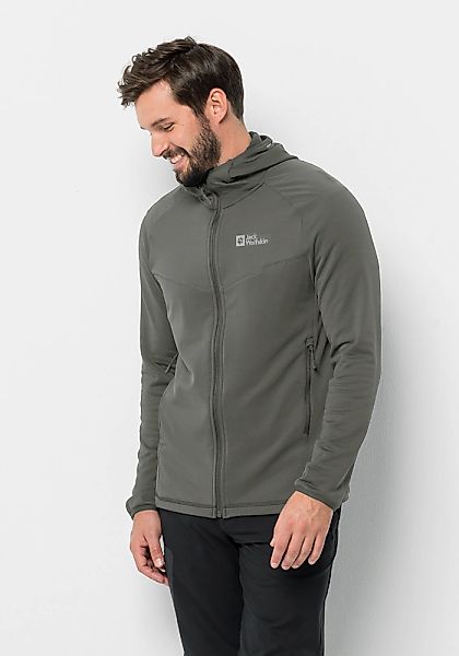 Jack Wolfskin Fleecejacke "KOLBENBERG HOODED FZ M", mit Kapuze günstig online kaufen