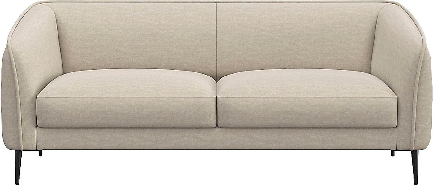 FLEXLUX 2,5-Sitzer "Belle Designsofa, Couch, bequem durch Kaltschaum im Sit günstig online kaufen