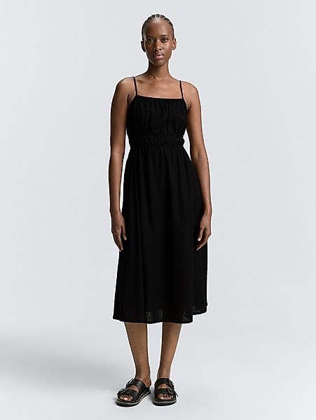 TOM TAILOR Denim Sommerkleid Midi-Trägerkleid mit günstig online kaufen