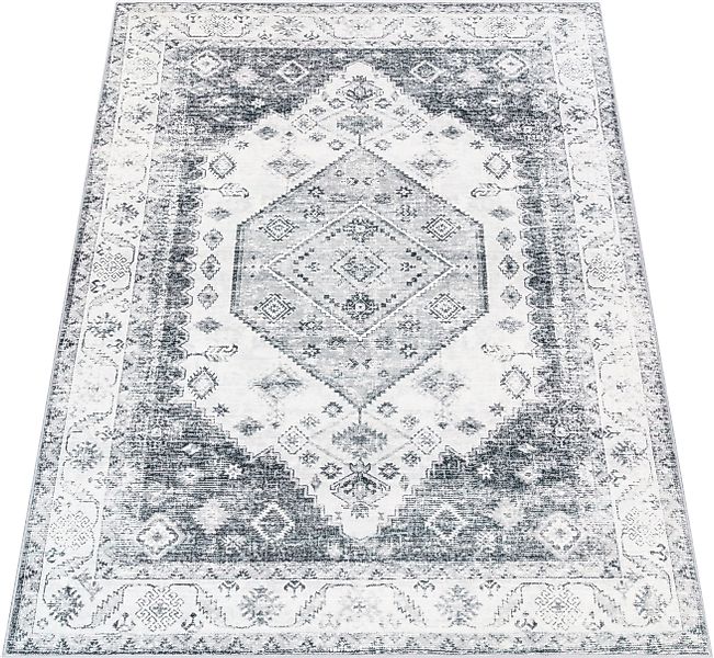 Paco Home Teppich »Cambridge 463« rechteckig 12 mm Höhe Kurzflor, orientali günstig online kaufen