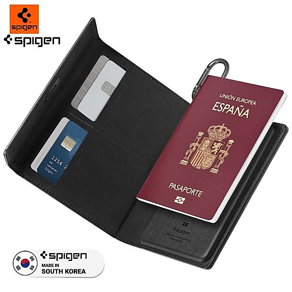 Spigen Reisetasche Reisepasshülle RFID Blockiertechnik Holder günstig online kaufen