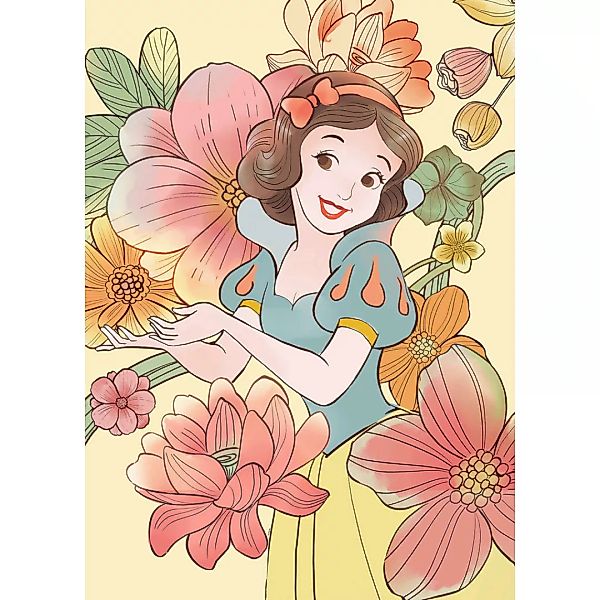 KOMAR Wandbild - Snow White Flowers - Größe: 50 x 70 cm mehrfarbig Gr. one günstig online kaufen