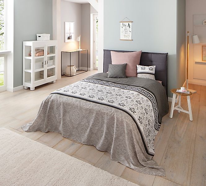 Home affaire Tagesdecke Cremona leichte Tagesdecke, günstig online kaufen