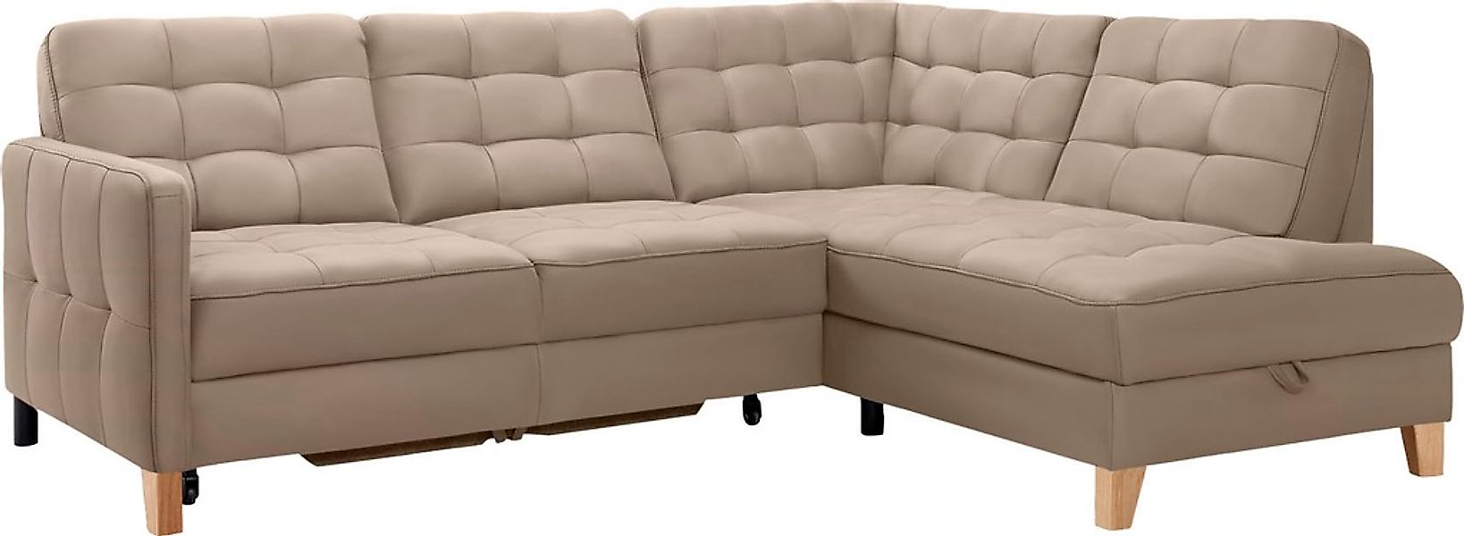 exxpo - sofa fashion Ecksofa "Elio, kompakt & bequem, zeitloses Design, Bre günstig online kaufen