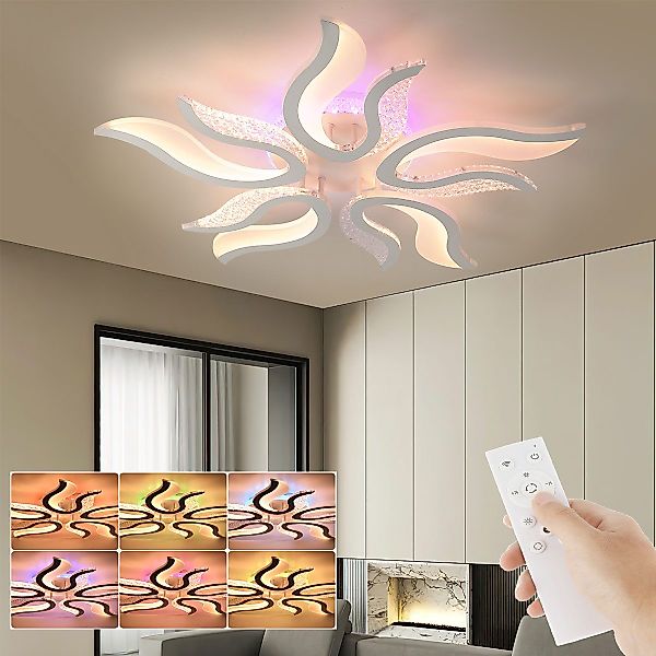 oyajia LED Deckenleuchte 54W Deckenleuchte mit günstig online kaufen