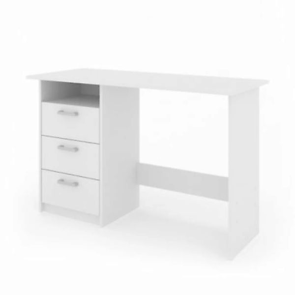 Vicco Schreibtisch Meiko Weiß weiß günstig online kaufen