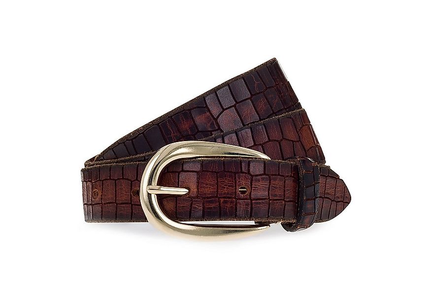 b.belt Ledergürtel Dornschließe günstig online kaufen