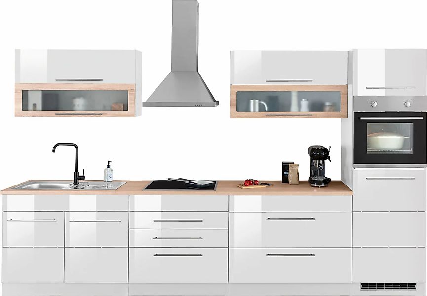 KOCHSTATION Küchenzeile "KS-Wien" Breite 340 cm, wahlweise mit E-Geräten un günstig online kaufen