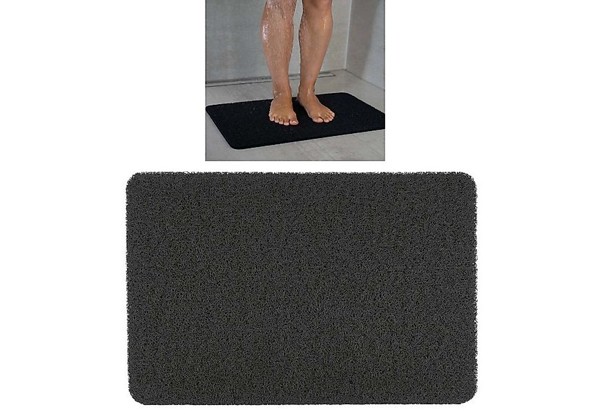 HYDRO WONDER Duschmatte Badematte Dusche Einlage Antirutschmatte Schwarz, R günstig online kaufen
