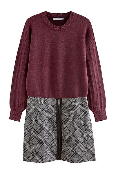 Next Minikleid Kariertes Minikleid mit Reißverschluss günstig online kaufen