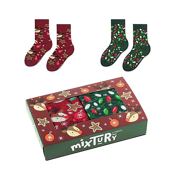 ZOOKSY Freizeitsocken lustige, bunte Weihnachtssocken in günstig online kaufen