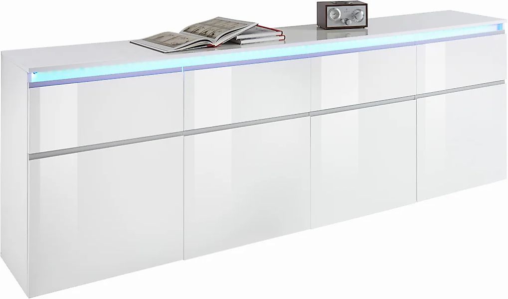 INOSIGN Sideboard "Magic, Kommode, Schrank, Kredenz", mit 4 Türen, 4 Schubk günstig online kaufen