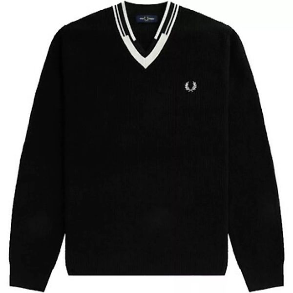 Fred Perry  Sweatshirt Fp Abstract Tipped V-Neck Jumper günstig online kaufen