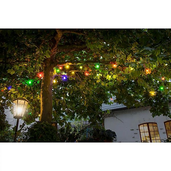 Lichterkette Biergarten 20 bunte LED-Birnen günstig online kaufen