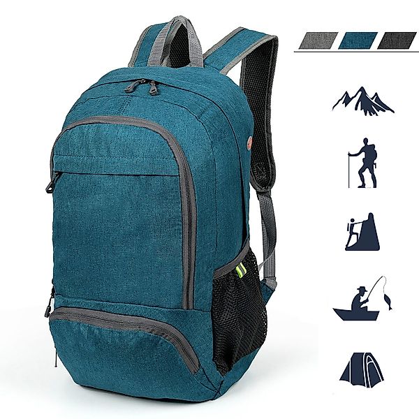 TAN.TOMI Wanderrucksack 23L Rucksack Leicht Faltbarer günstig online kaufen