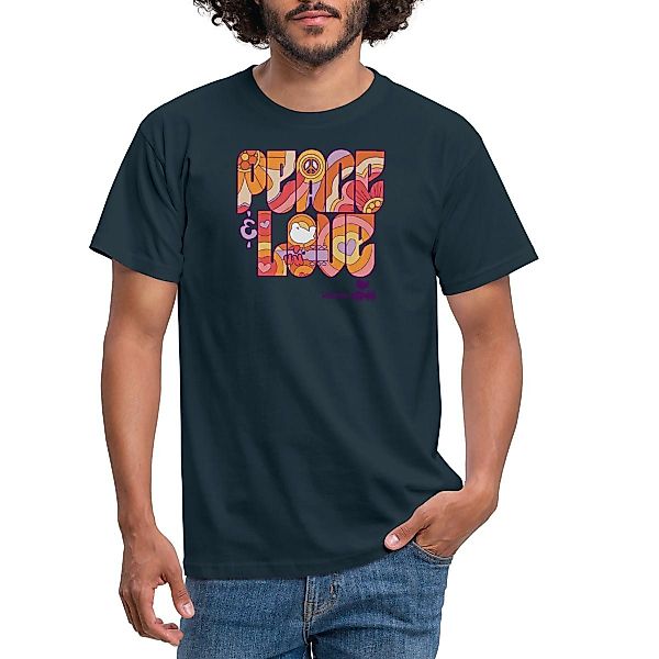 Spreadshirt T-Shirt Woodstock Peace Love Hippie günstig online kaufen