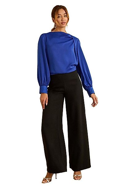 Love & Roses Langarmbluse Love & Roses Langärmelige Satin-Bluse, Regular (1 günstig online kaufen