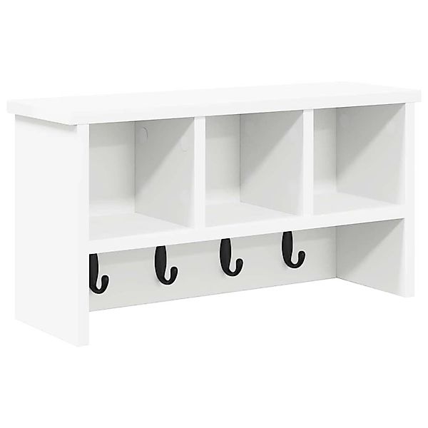 vidaXL Regal Wandmontierter Kleiderständer mit Regal günstig online kaufen