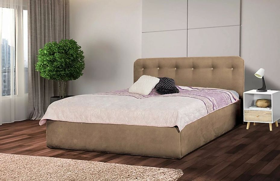Halmon Schlafkomfort Betten Polsterbett Monako (Set, Bett), Ausführung mit günstig online kaufen