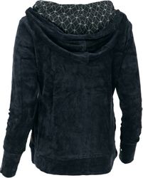 Guru-Shop Longsleeve Nicki-Kapuzenpullover, weicher Hoodie, Boho.. günstig online kaufen