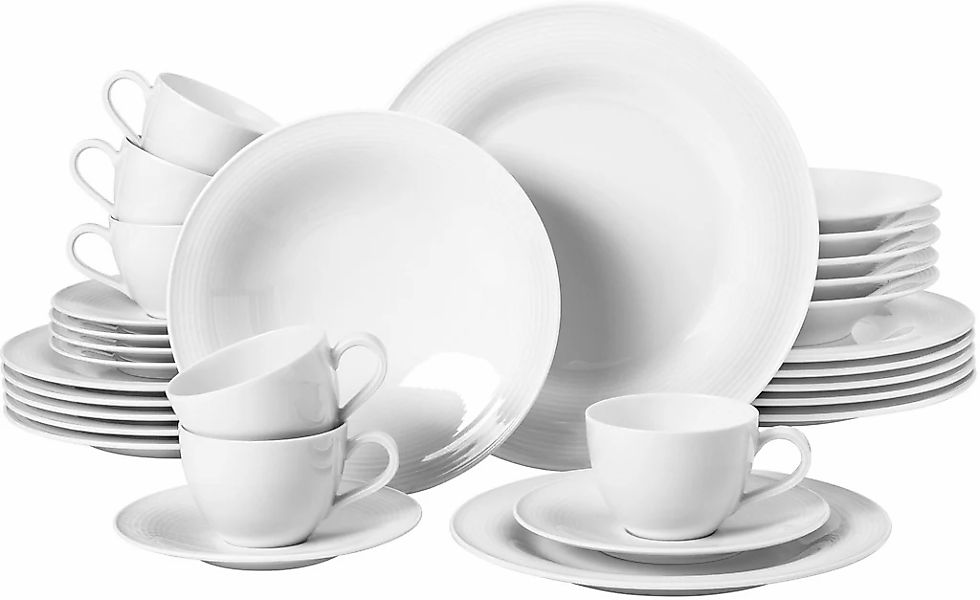 Seltmann Weiden Kombiservice "Geschirr-Set, Service Beat" Geschirr, Teller, günstig online kaufen