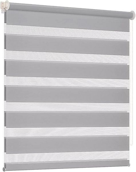 Doppelrollo Klemmfix ohne Bohre, OUBO, verdunkelnd, Fensterrollo Seitenzugr günstig online kaufen